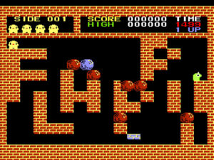 フラッピー FC版 1面スタート